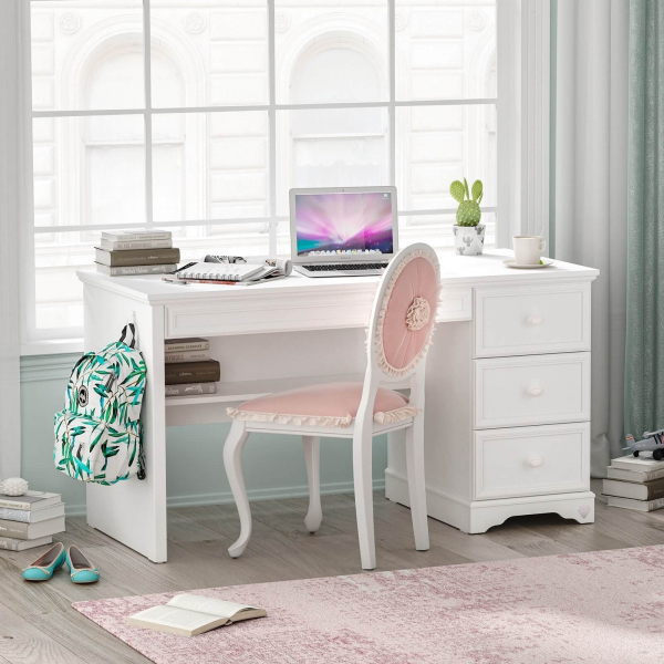 Masa de studii pentru camera fetelor Colectia Rustic White [3]