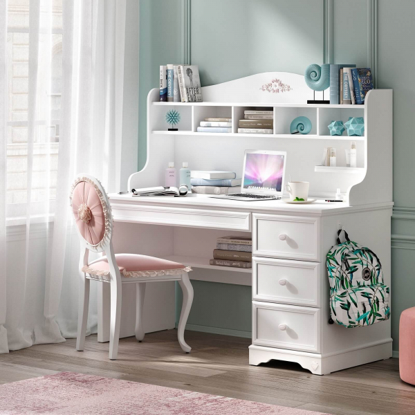 Masa de studii pentru camera fetelor Colectia Rustic White [4]