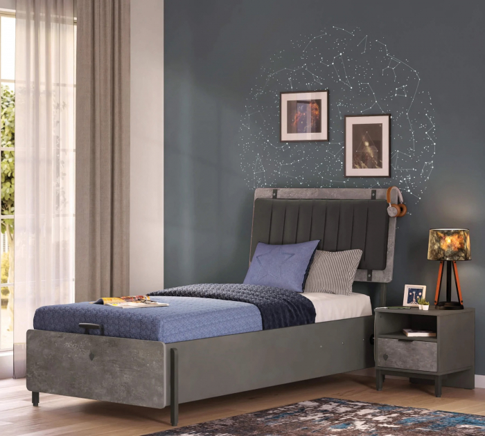 Noptiera pentru camera copii si adolescenti Space Gray [5]