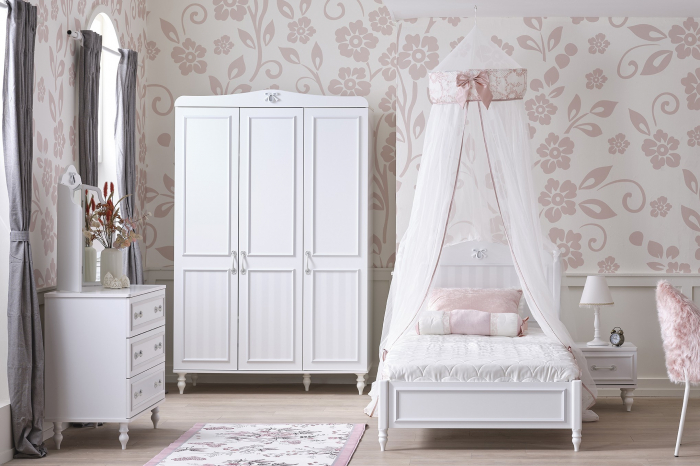 Noptieră Juliette 46x43x40 cm – eleganță rafinată pentru camera copilului [6]