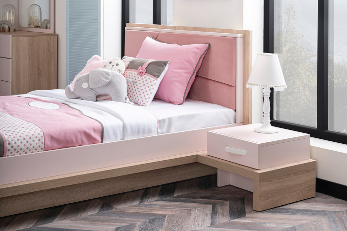 Noptiera pentru camera fetelor, colectia Angel City, 50x44x34 cm [4]