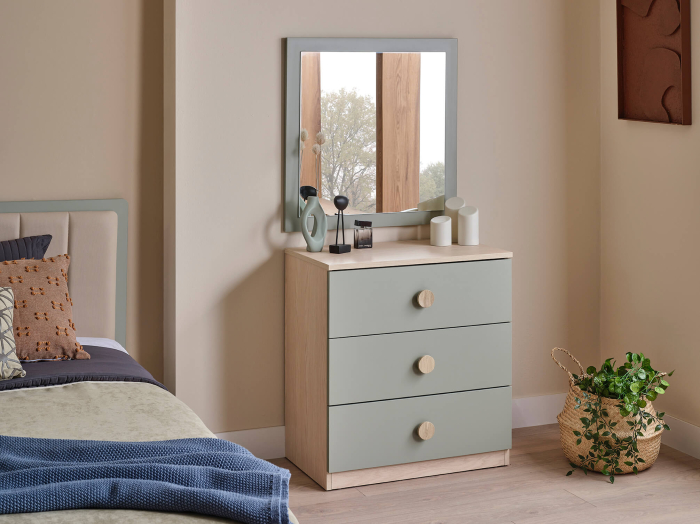 Oglinda pentru camera copiilor,  68x3x69 cm colectia Mono [2]