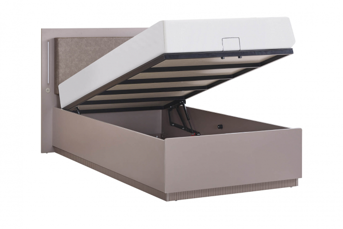 Pat 100x200 cm cu ladă de depozitare pentru camera copiilor – colecția Shadow [3]