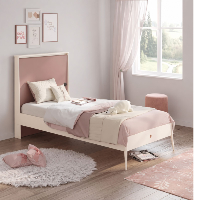 Pat 100x200 cm modern pentru fete – Colectia Elegance [2]