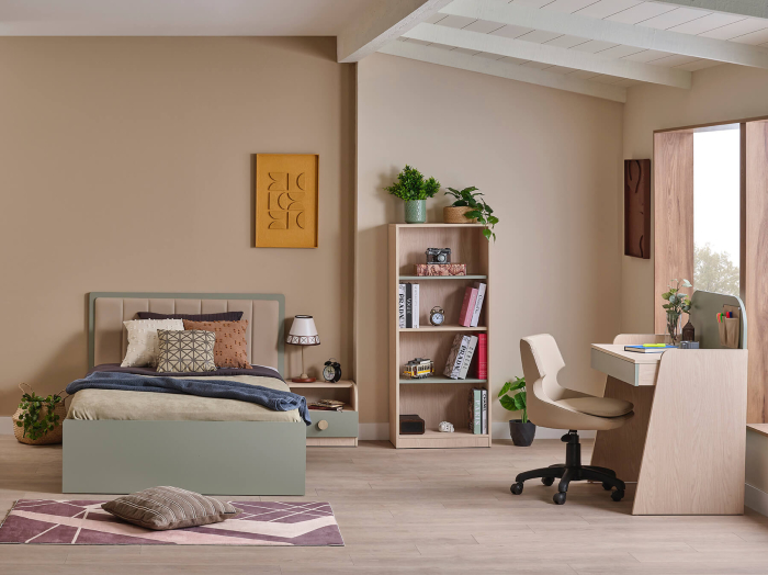 Pat 100x200 cm pentru camera copiilor, Colectia Mono [8]