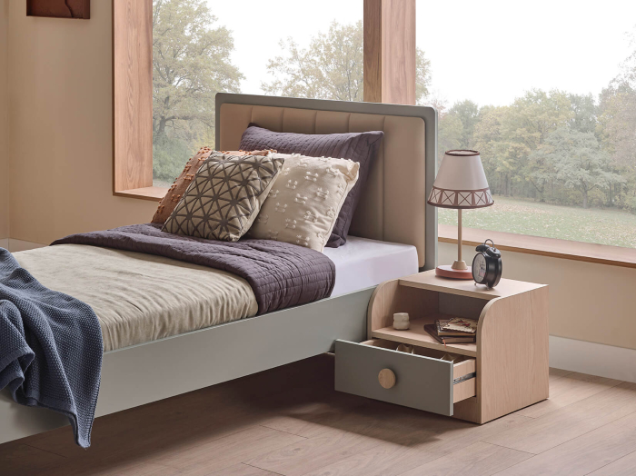 Pat 100x200 cm pentru camera copiilor, Colectia Mono [3]