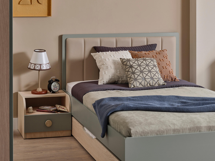 Pat 120x200 cm pentru camera copiilor, Colectia Mono [3]