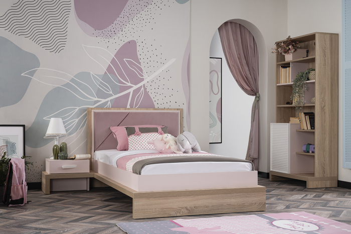 Pat 120x200 cm pentru camera fetelor, Colectia Angel City [9]