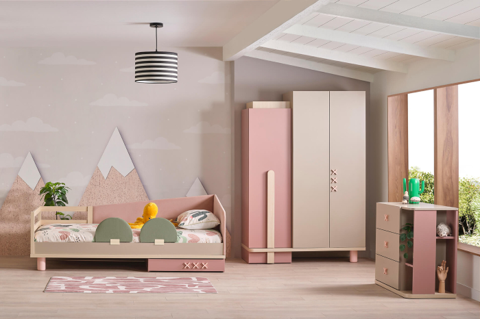 Pat 90x200 cm pentru copii – Design modern, colecția Nordic [5]