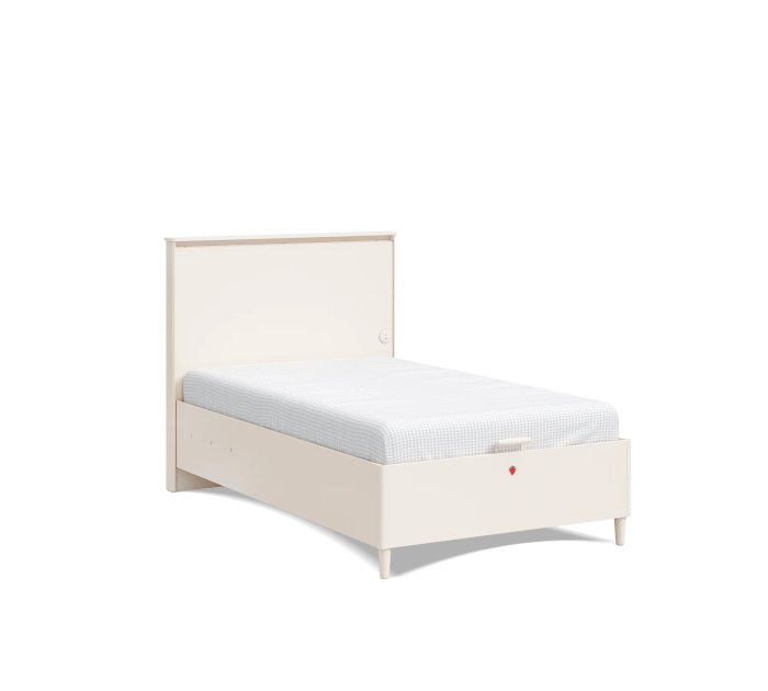 Pat cu lada de depozitare pentru copii 120x200 cm – Design modern, port USB, colecția Varia [1]