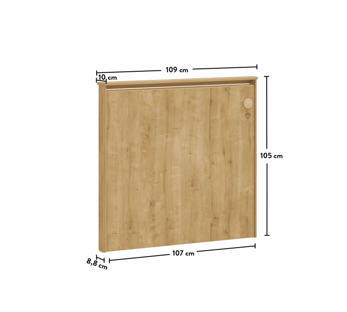 Pat cu tablie, Colectia Mocha (100x200 cm) [4]