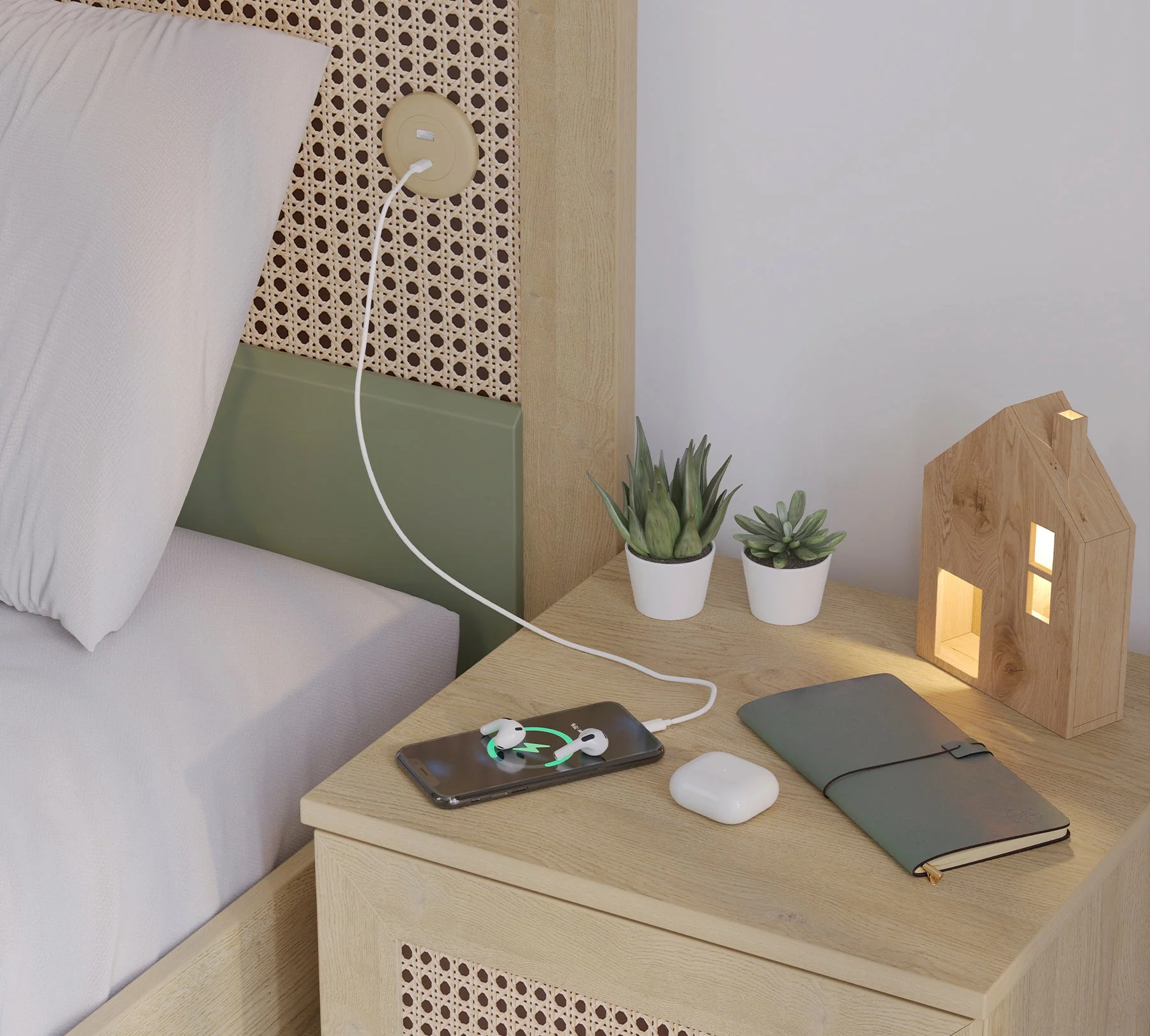 Pat fara tablie, Colectia Loof (100x200 cm)  [3]