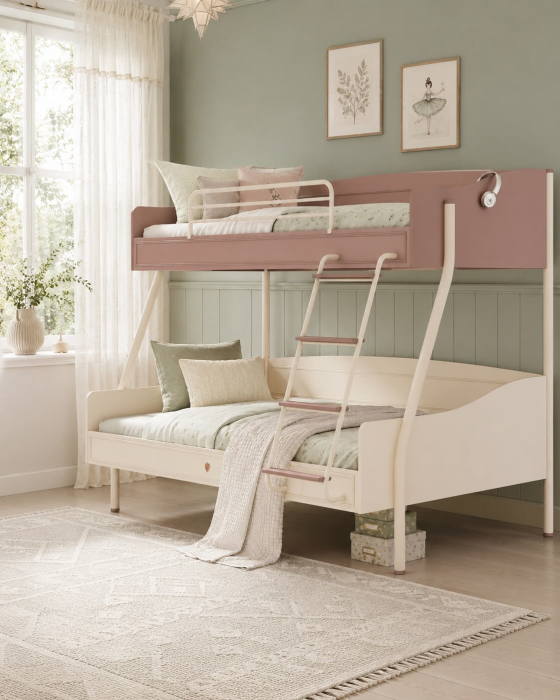 Pat etajat pentru copii, Colectia elegance (90x 200-120x200 cm) [2]