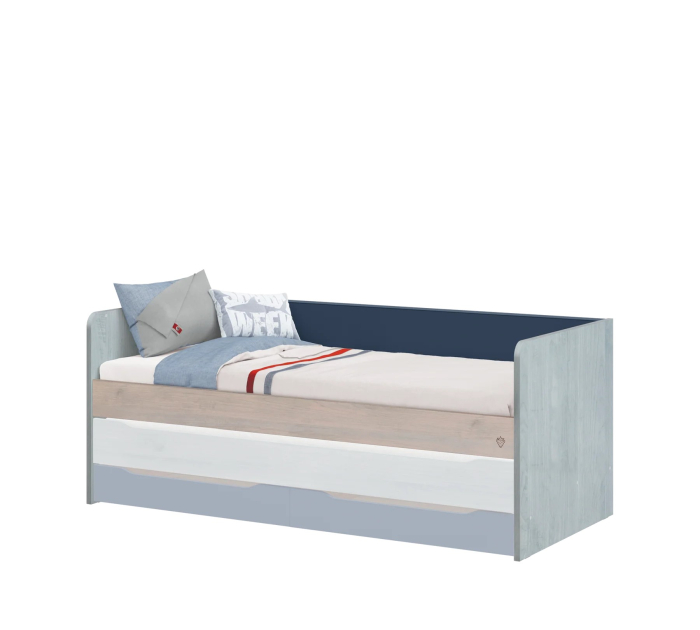 Pat etajat pentru copii Studio trio, cu spațiu de depozitare – saltea 90x200 cm [4]