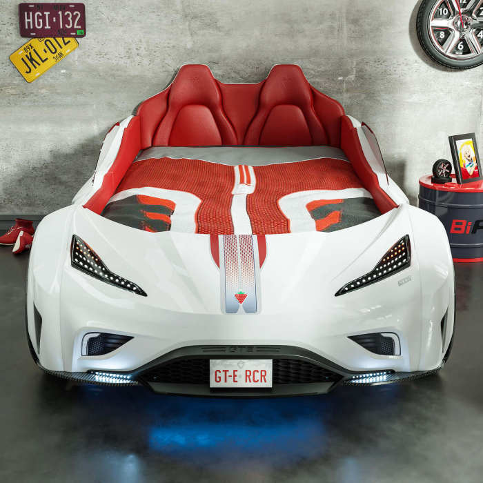 Pat masina GTE-alb, colectia Champion Racer 100x190 cm [4]