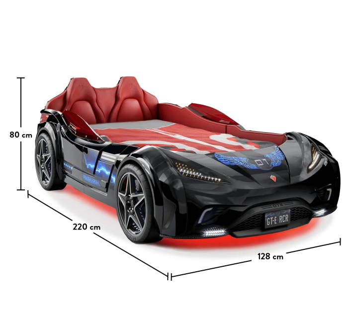 Pat masina GTE-negru, colectia Champion Racer 100x190 cm [9]