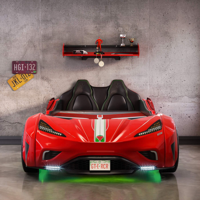Pat masina GTE-rosu, colectia Champion Racer 100x190 cm [5]