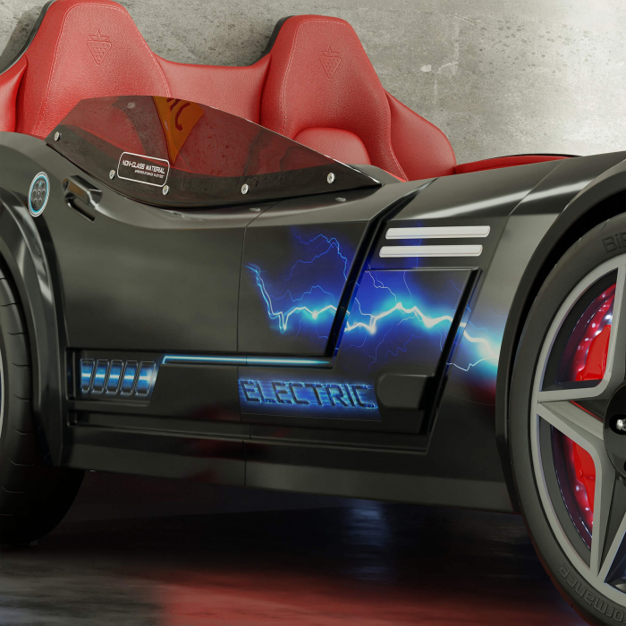 Pat masina GTE-negru, colectia Champion Racer 100x190 cm [2]