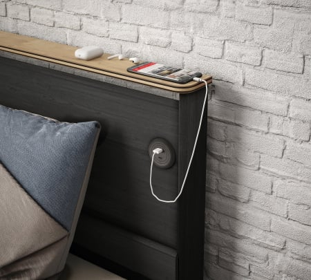 Pat fara tablie, Colectia Black (100x200 cm) [3]