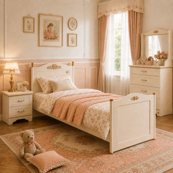Pat pentru copii Colectia Flora 120x200 cm [2]