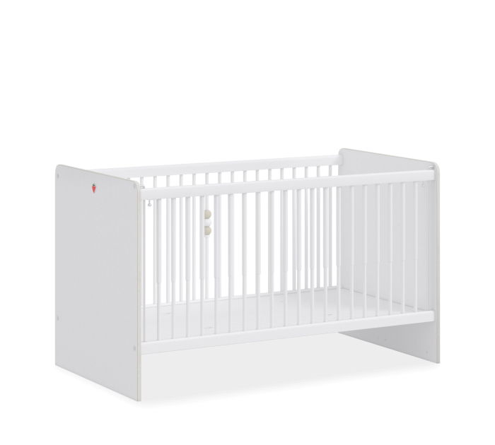 Pat si sertar pentru copii Montes White Baby, ( 70x140 cm) [2]