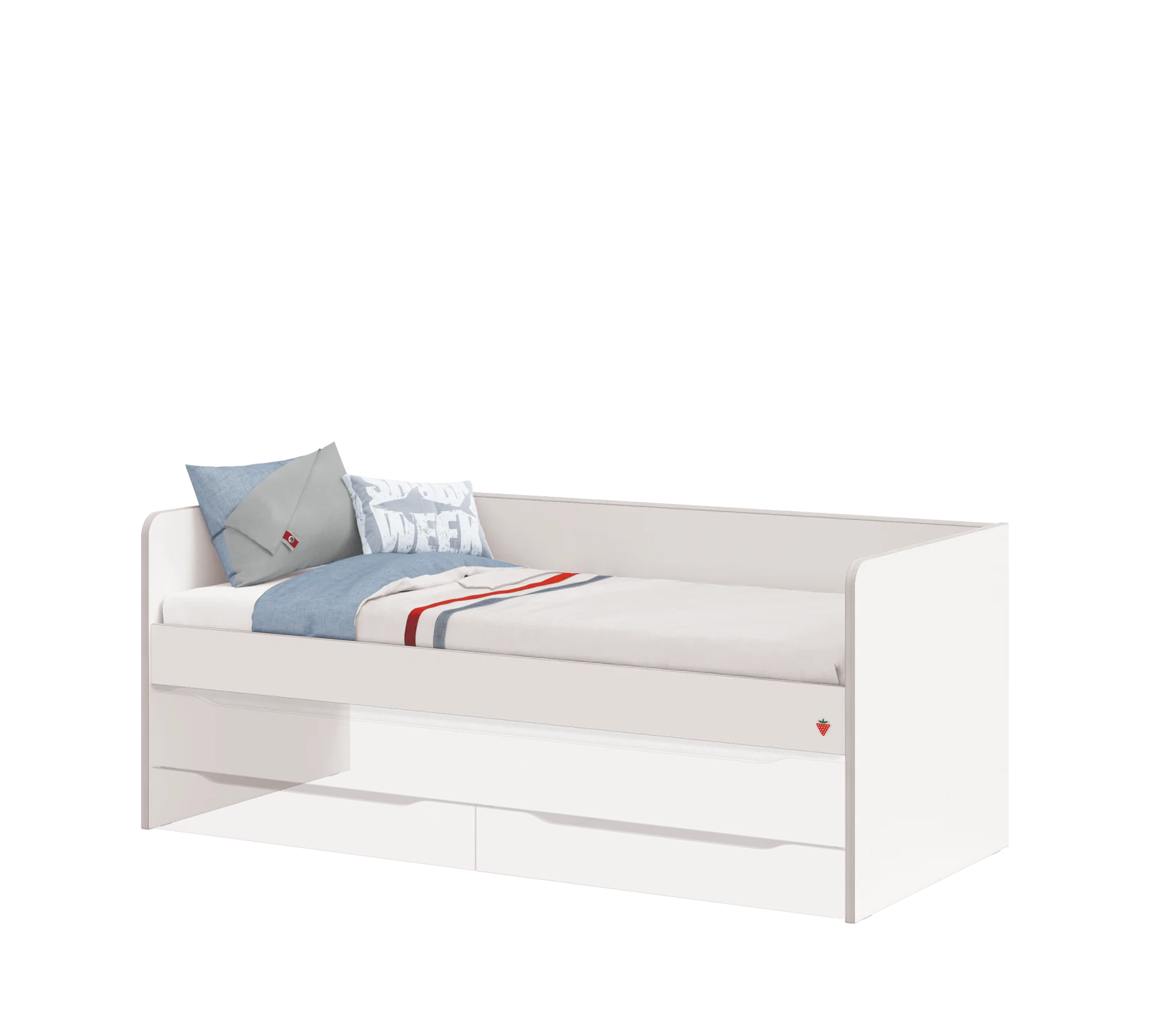 Pat Studio White pentru copii (90x200 cm)- partea de jos [3]