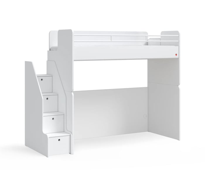 Pat Studio White pentru copii (90x200 cm)- partea de jos [5]