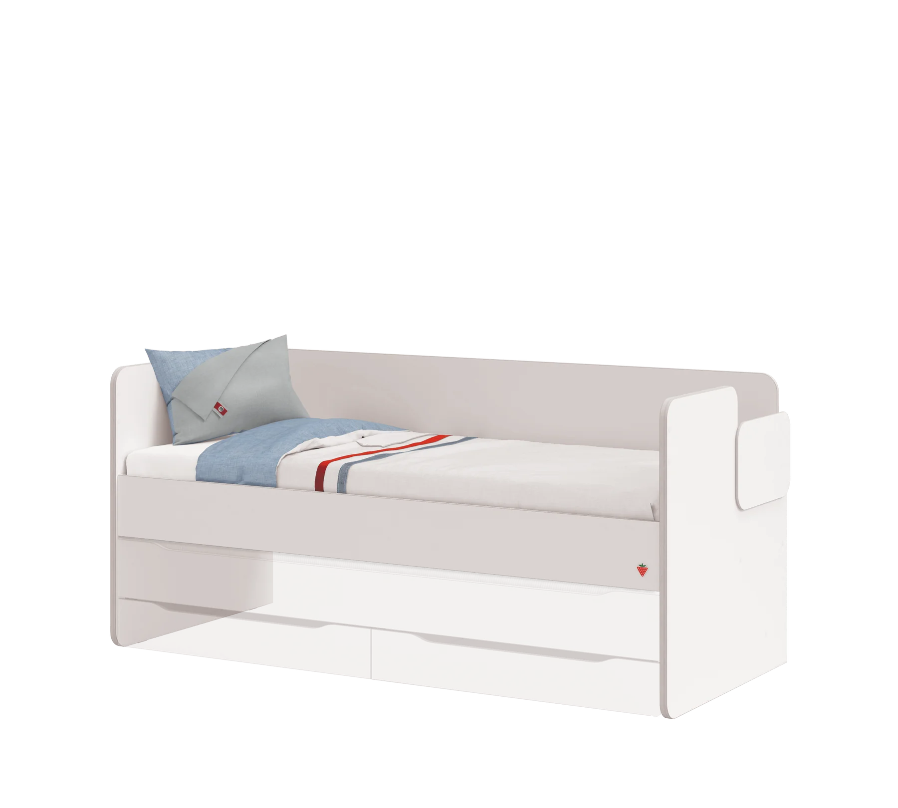 Pat Studio White pentru copii (90x200 cm)- partea de sus [4]
