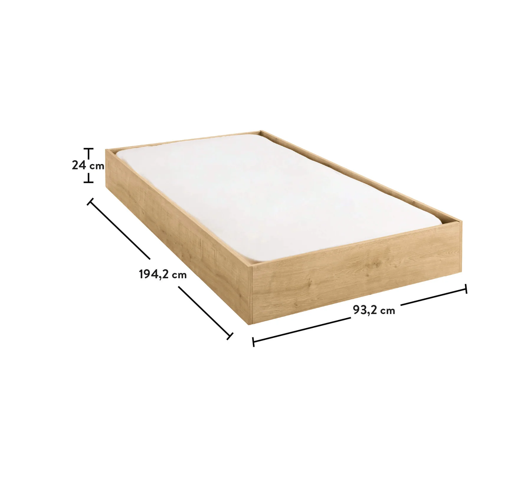 Pat suplimentar pentru camera copii si adolescenti Colectia Mocha 90x190 cm [3]