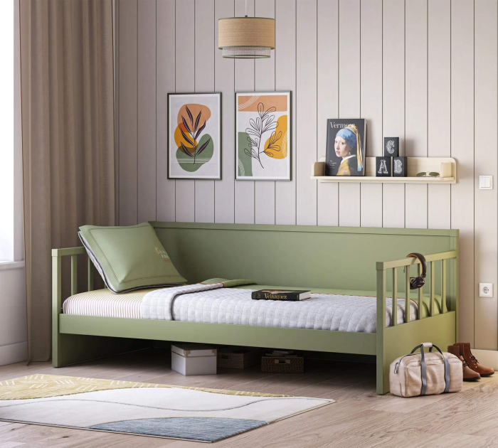Pat tip canapea pentru copii (100x200 cm) – design modern [3]