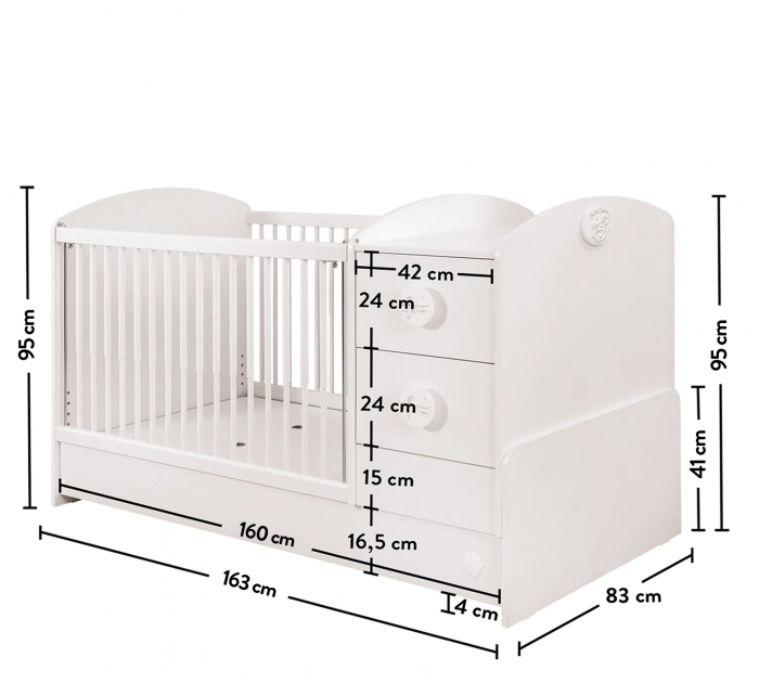 Patut bebelusi colectia cotton white [7]