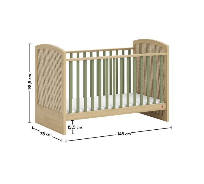 Comoda cu 3 sertare pentru copii, 111x87x44 cm, Colectia LOOF [9]