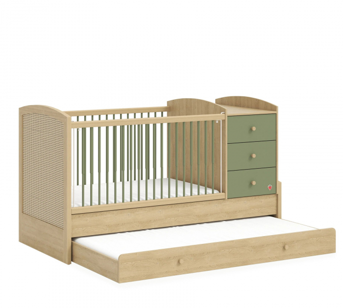 Patut tranformabil pentru bebelus si copii, Colectia LOOF Baby 80 x 180 cm [3]