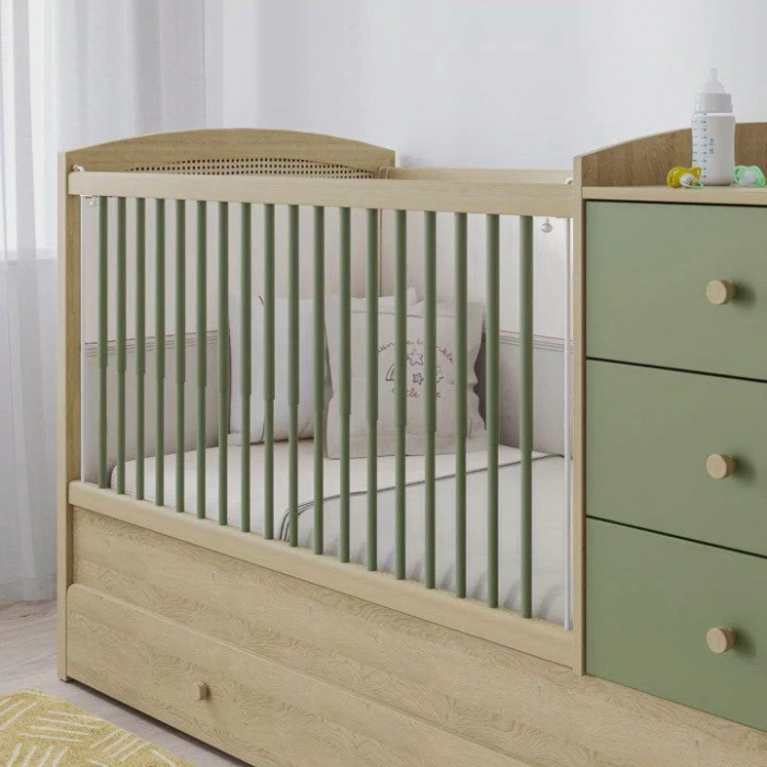 Patut tranformabil pentru bebelus si copii, Colectia LOOF Baby 80 x 180 cm [8]
