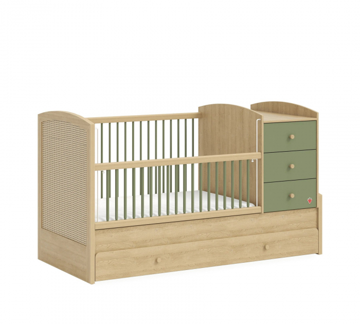 Patut tranformabil pentru bebelus si copii, Colectia LOOF Baby 80 x 180 cm [2]