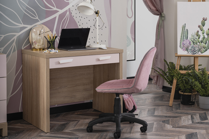 Scaun ergonomic Angel City Roz pentru camera copiilor – reglabil pe înălțime și husă detașabilă [5]