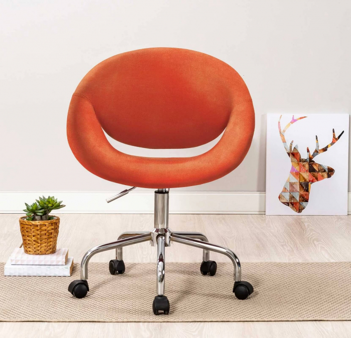 Scaun ergonomic pentru camera copii Relax Orange confort, design modern și ajustabilitate [2]