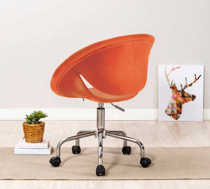 Scaun ergonomic pentru camera copii Relax Orange confort, design modern și ajustabilitate [4]