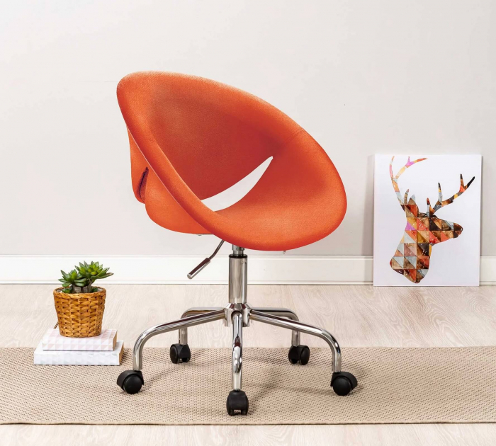 Scaun ergonomic pentru camera copii Relax Orange confort, design modern și ajustabilitate [3]