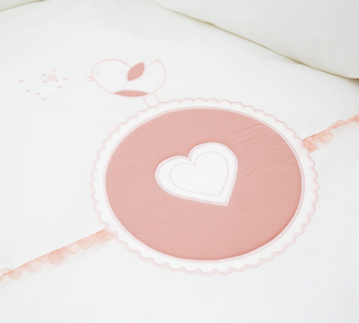 Set pat bebelus Romantic baby 75x115 cm [6]