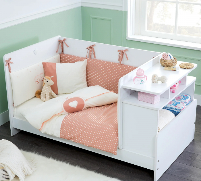 Set pat bebelus Romantic baby 75x115 cm [3]
