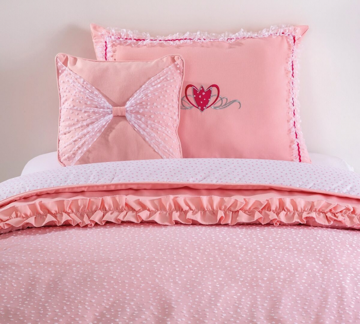 Set pentru pat copii, Colectia Rosa 90-100 cm [2]
