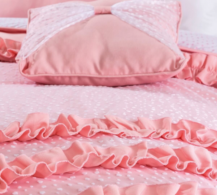 Set pentru pat copii, Colectia Rosa 90-100 cm [4]
