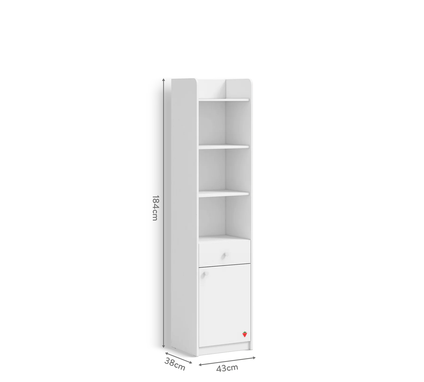 Set Studiu Modern Varia White- Birou + Biblioteca + Unitate Superioara [4]