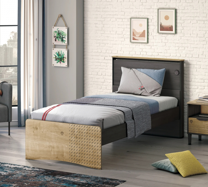 Tablie pentru patul 100x200 cm, Colectia Black [4]