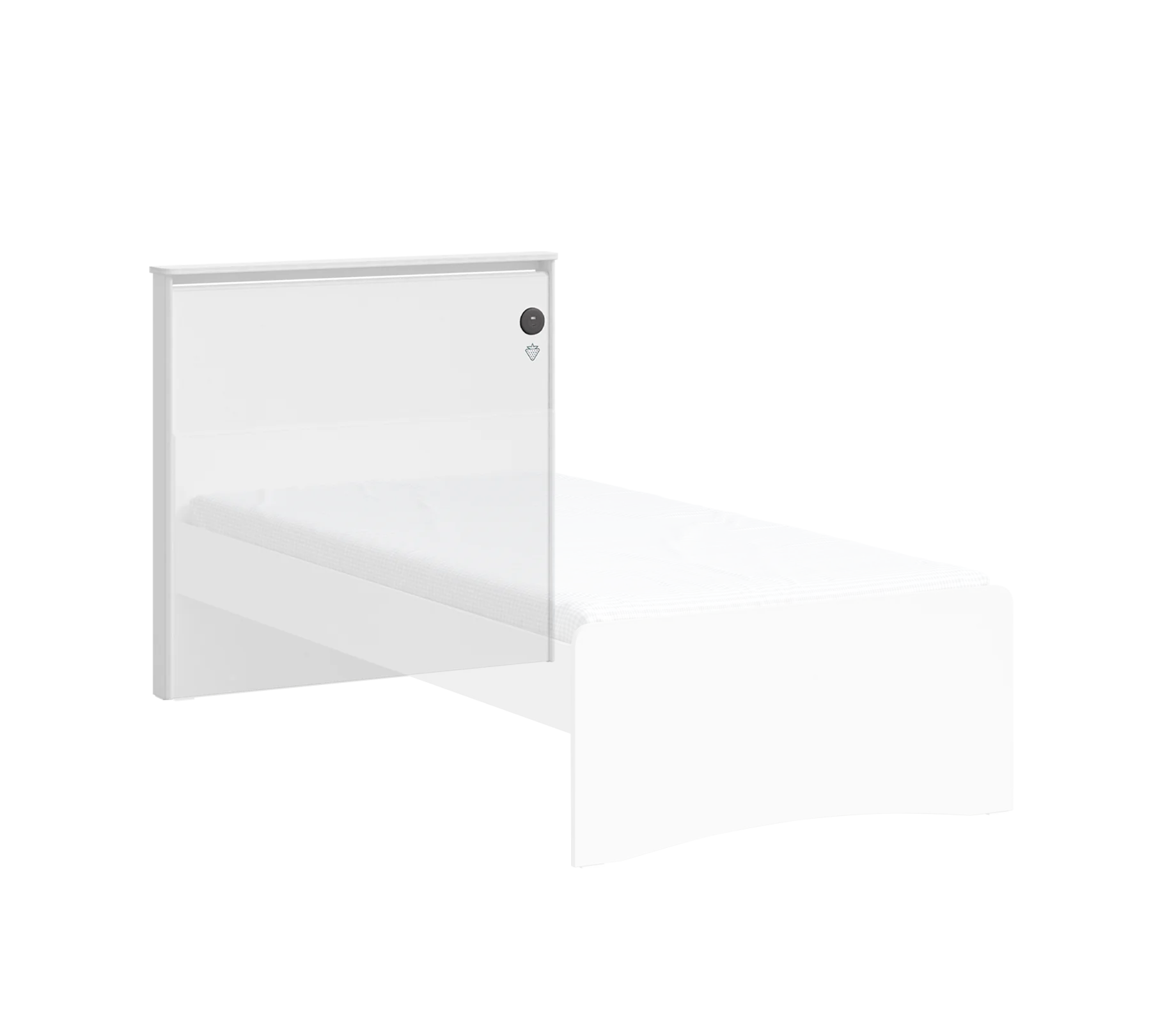 Tablie pentru patul 100x200 cm, Colectia White [5]