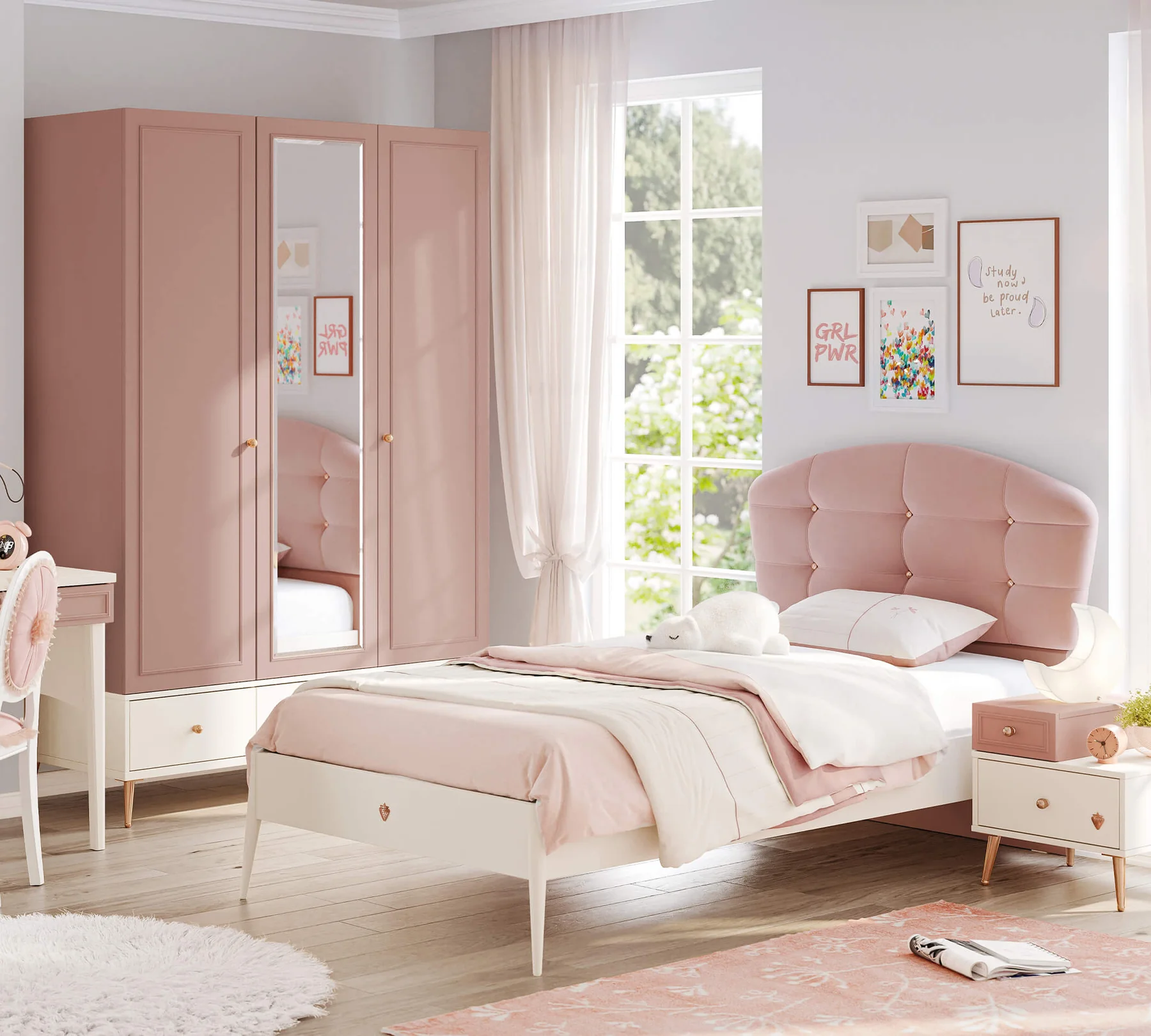 Tablie tapitata pentru patul 120x200 cm, Colectia Elegance [4]