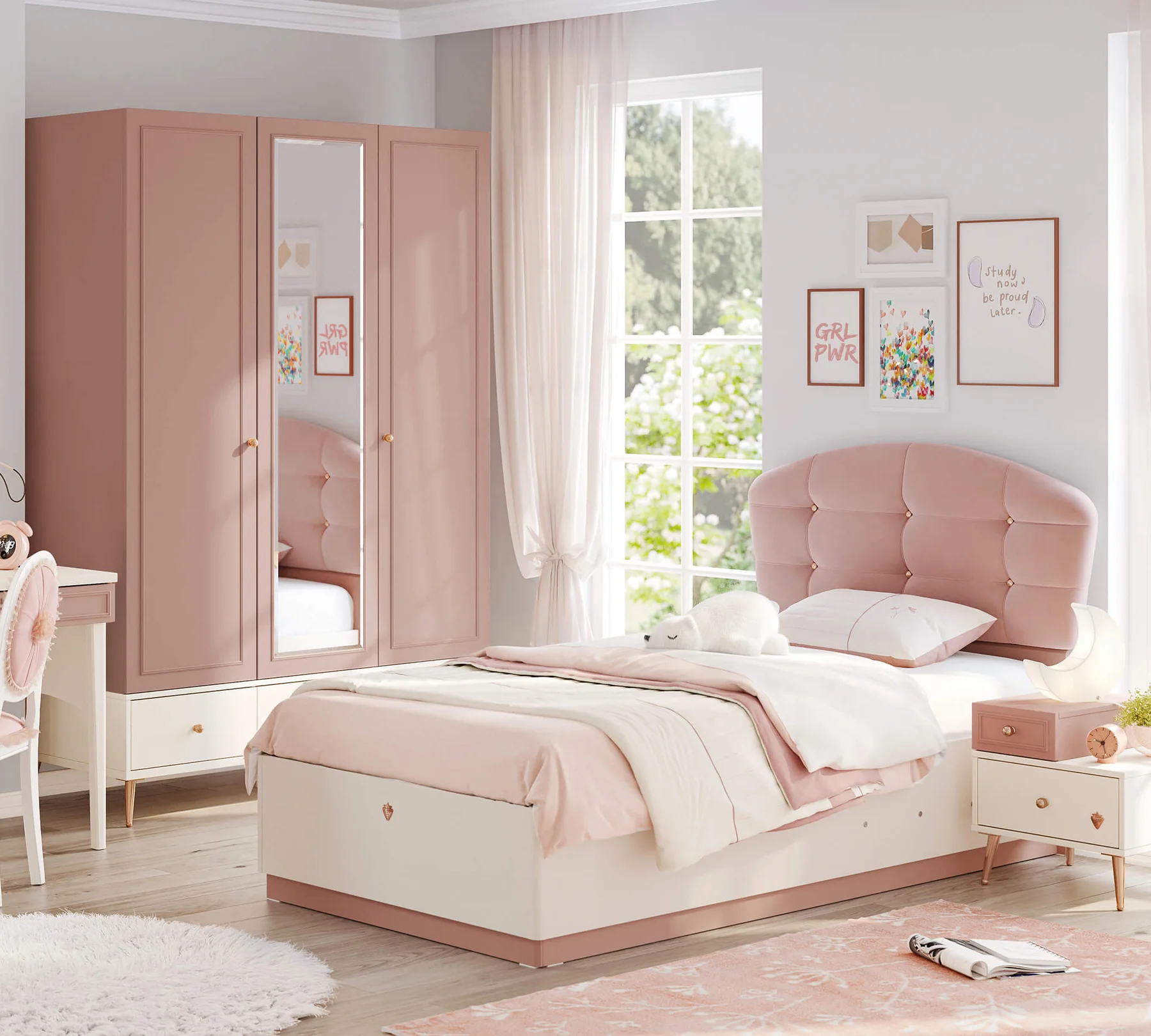 Tablie tapitata pentru patul 120x200 cm, Colectia Elegance [6]