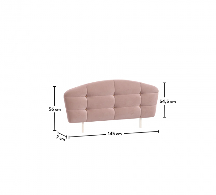 Tablie tapitata pentru patul 120x200 cm, Colectia Elegance [8]