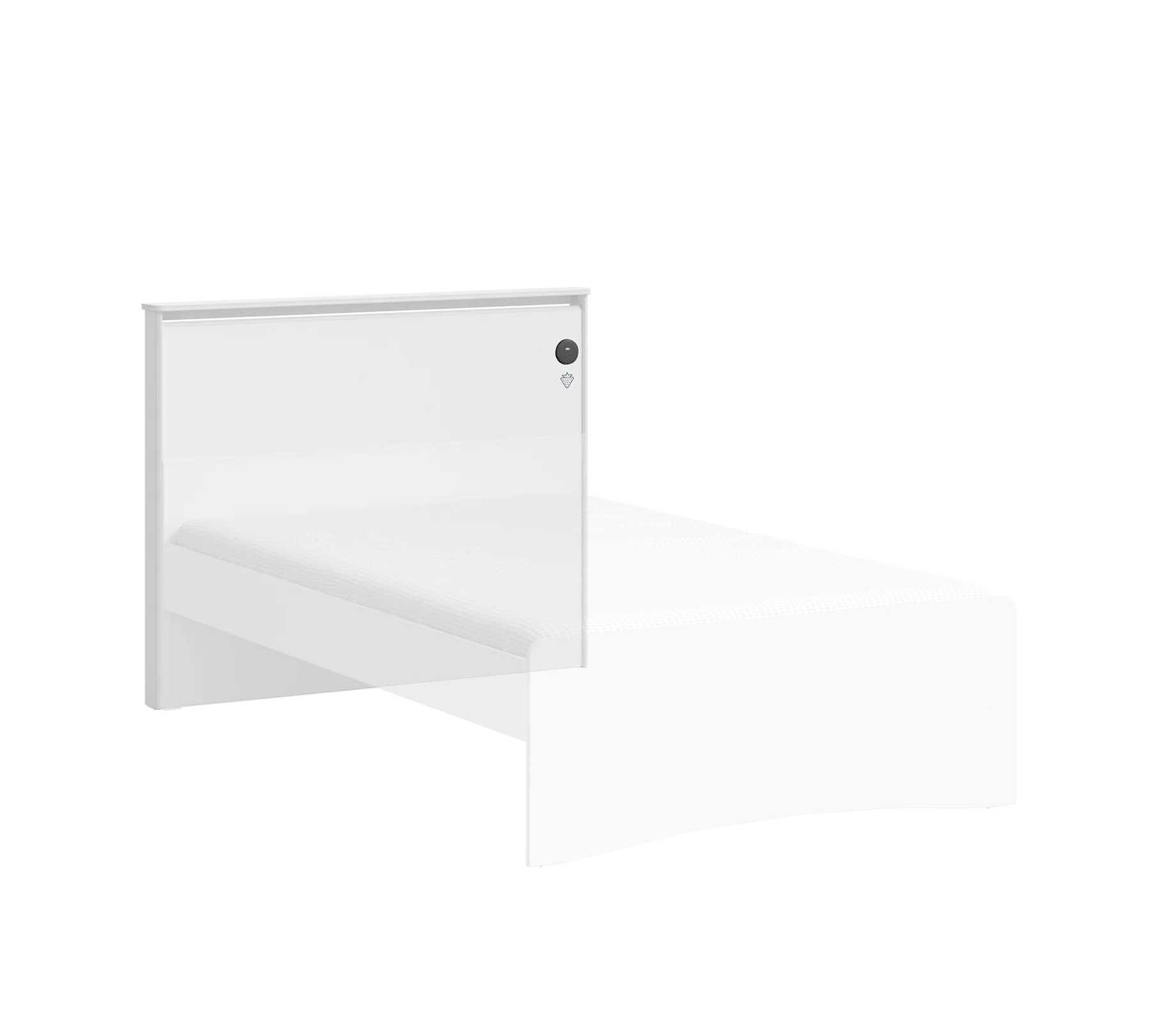 Tablie pentru patul 120x200 cm, Colectia White [5]